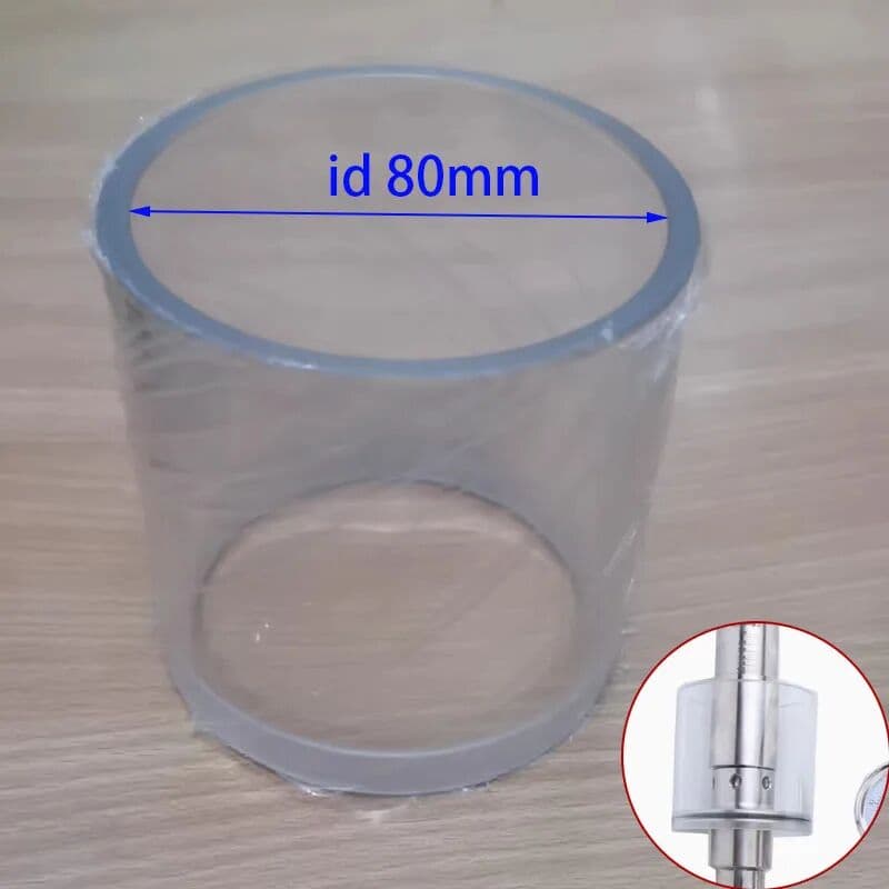 NONE PC glass cover for Exhaust pressure reducing valves Fermenter exhaust valve parts Transparent cover
