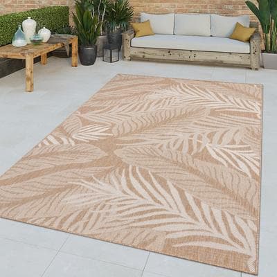Paco Home Indoor & Outdoor Rug with Palm Leaf Pattern