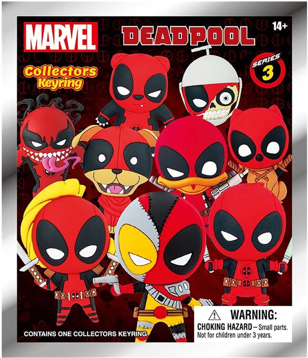 Monogram Marvel: Deadpool (Series3) (Blind Bag/Random) 3D Foam Bag Clips Figures