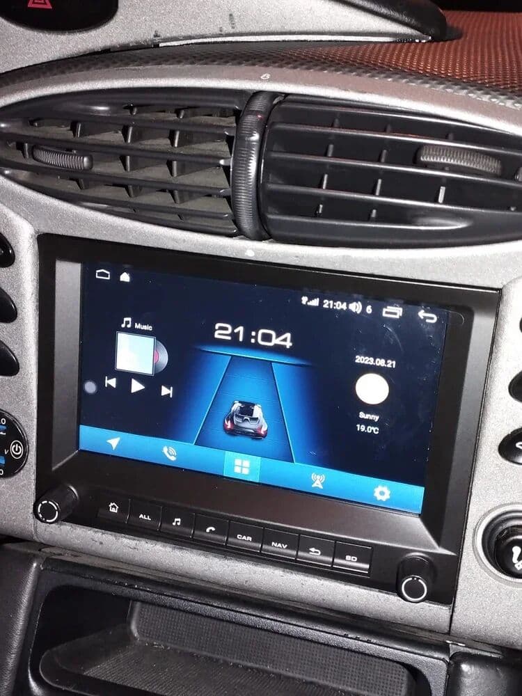 SKYSHADOW 12G+256G Carplay Auto Android 13.0 IPS LTE Car DVD Player GPS WIFI Bluetooth Radio For Porsche 911 996 986 Cayman Boxster 2002-