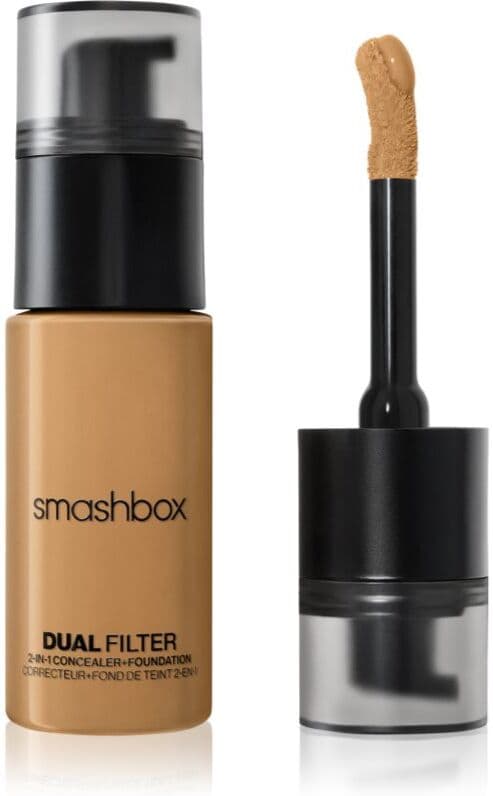 Smashbox DUAL-FILTER 2-in-1 Concealer + Foundation μεικ απ και διορθωτής απόχρωση Medium Tan 19 Olive 23.6 ml