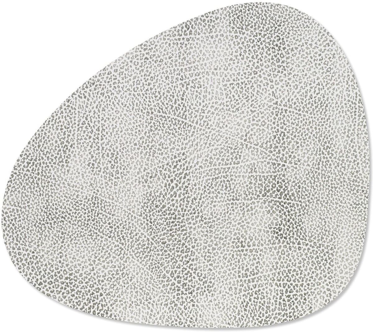 Lind DNA Tovaglietta Hippo Curve White Grey 31x35 cm