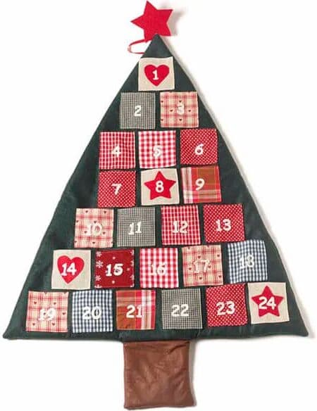 Heaven Sends Fabric Christmas Tree Advent Calendar