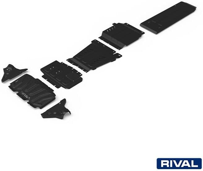 Set Scuturi Radiator, Motor, Cutie de Viteze, Cutie de Transfer, Rezervor și Brațe Față, Rival Die, Nissan Navara 2014 - 2019