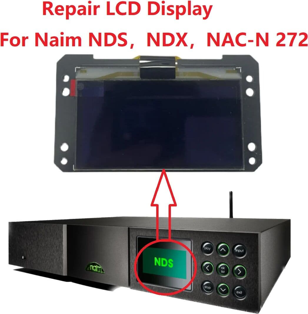 NONE LCD For Naim NDS，NDX，NAC-N 272 OLED Display Matrix Screen  Replacement (Non original）