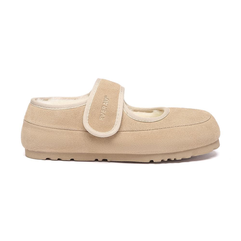 EVER AU Australië Vrouwen Teal Verstelbare Band Sheepskin Slippers