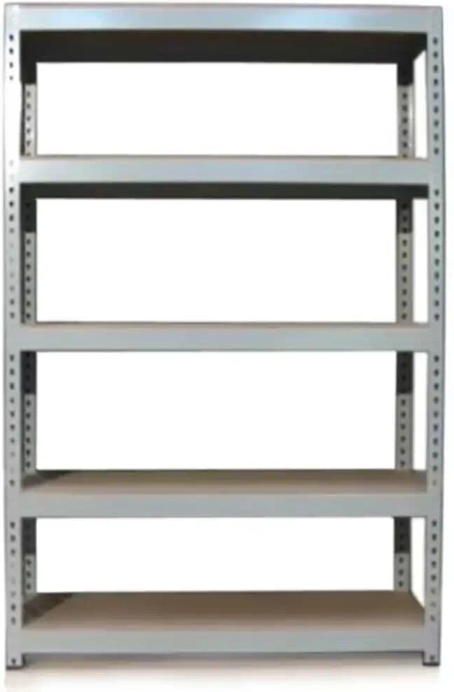 NONE Q-Rax Grey Metal Shelving Units - 120cm x 180cm x 50cm