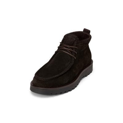 Stiefelette MARC O'POLO "aus Velours-Rindleder", Herren, Gr. 41, coffee braun, Obermaterial: 100% Leder, unifarben, Schuhe Stiefelette