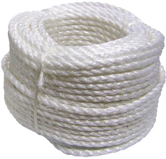 Cordage polypropylène blanc 16 mm couronne de 100 m CORDERIES TOURNONAISES 31/1746