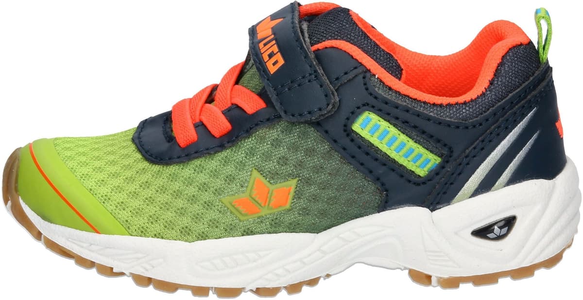 Hallenschuh LICO "Sportschuh Barney VS", Mädchen, Gr. 37, Textil, gelb, Synthetik, Schuhe Hallenschuh gelb 37, Textil