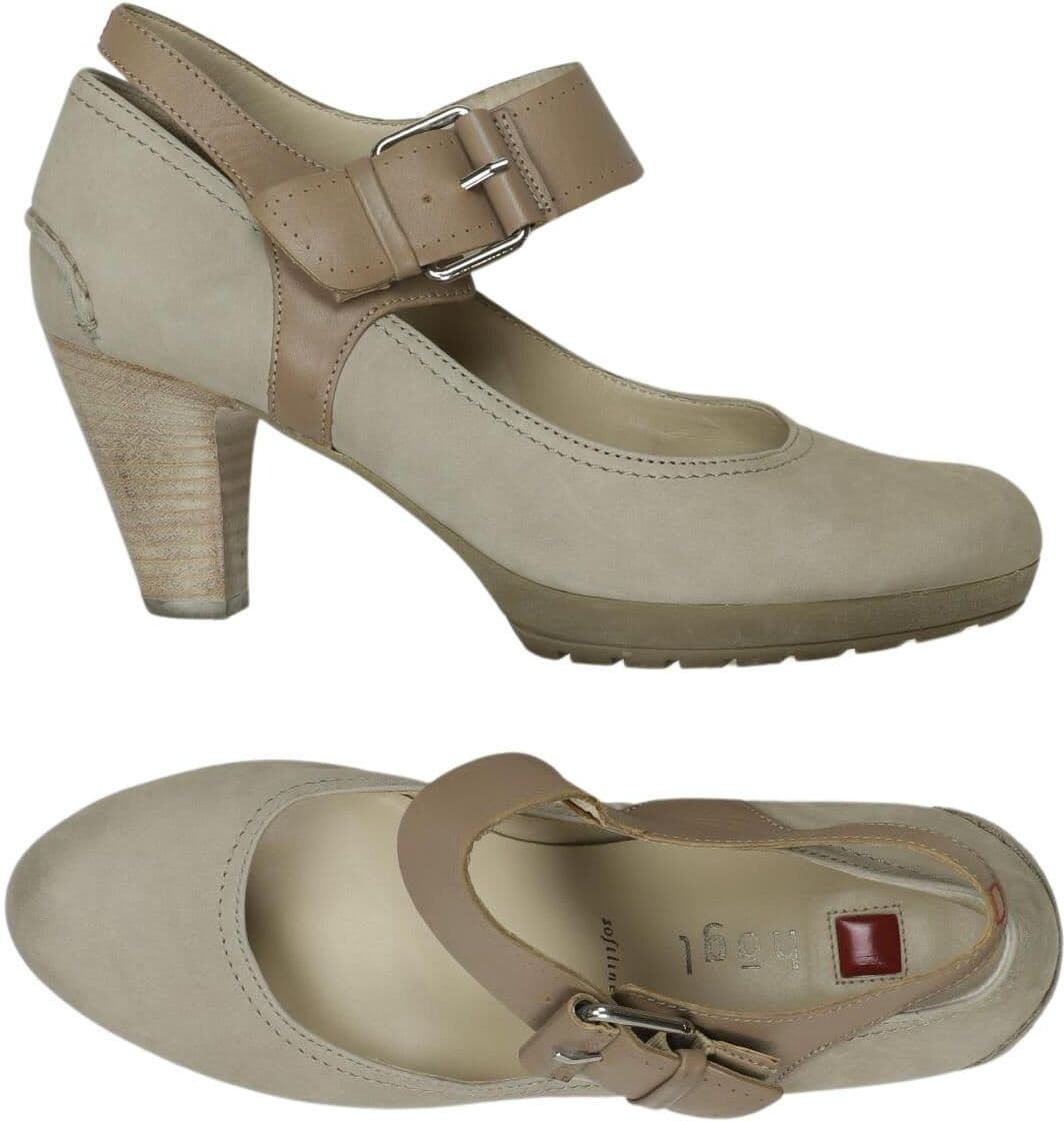 högl Damen Pumps, Beige, Gr. EU 37,5 (UK 4.5), Leder - Second Hand