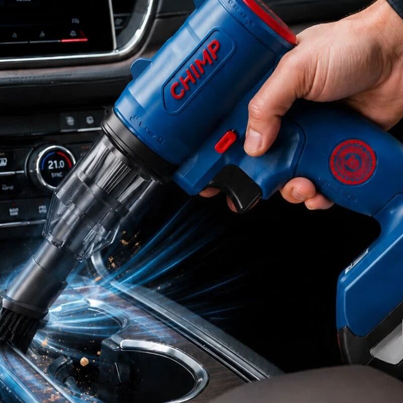 NONE Powerful Leaf Blower for Bosch 18V Battery Adjustable Versatile Vacuums Hand Portable Turbine Fan Car Computer Dust Removal Tool