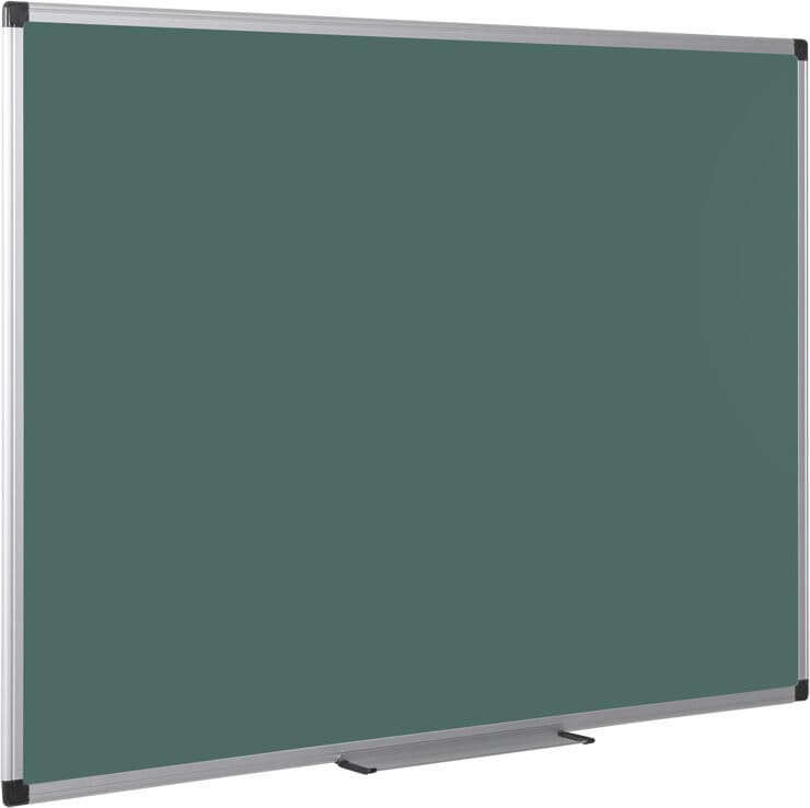 B2B Partner Grüne Keramik-Kreidetafel, Schultafel für die Wand, magnetisch, 1500 x 1000 mm