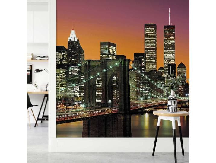 Fotobehang New York City DD118876 A.S. Création Designwalls Rood Papier 366 x 254 cm (8 delen) Fotobehang online webshop