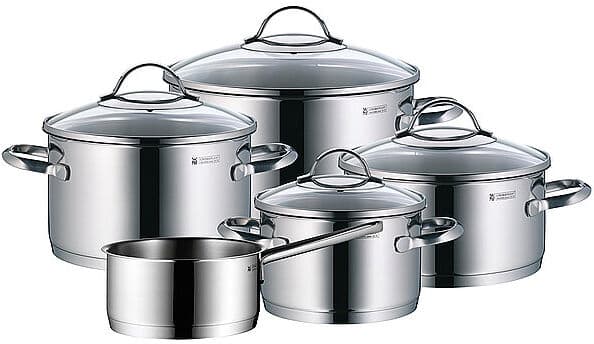 WMF Kochtopf Set 5-tlg. PROVENCE PLUS Induktion  silber EG