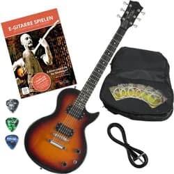 Rocktile L-100 SB E-Gitarre Sunburst Set mit Zubehör
