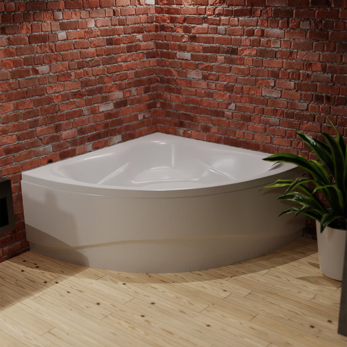 Waterlux Sevilla Hjørnebadekar 130x130
