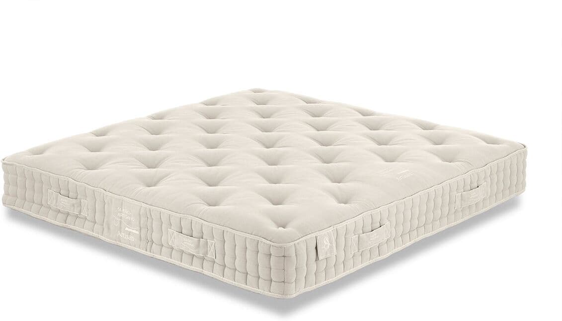 Sueño Artesano Colchón de muelles ensacados + látex Talalay firmeza media Formentera C .  (Cama 180 x 200 cm) Arena