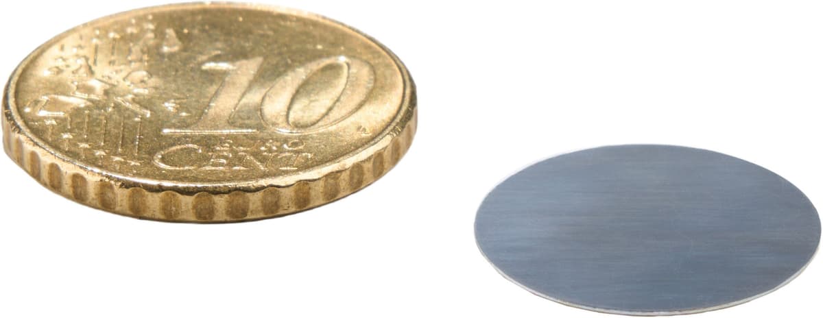 SPRINTIS 100 Unità - Dischi di metallo 16 mm, acciaio, argento