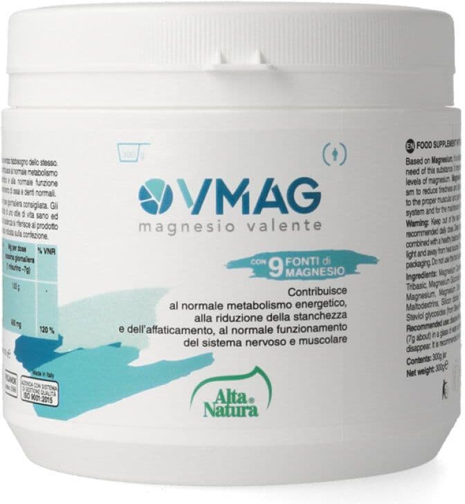 ALTA NATURA-INALME Srl Alta Natura, VMag Magnesio Valente, 300 g