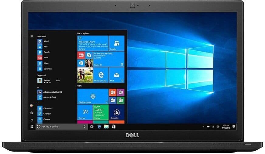 Dell Latitude 7490   i7-8650U   14"   8 GB   512 GB SSD   FHD   Webcam   FP   4G   Rétroéclairage du clavier   Win 11 Pro   SI - Refurbished