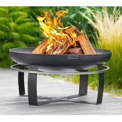 CookKing Viking | Garten Feuerschale 100 cm | Stahl Grill - Schwarz