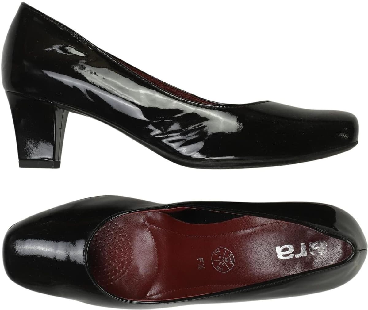 Ara Damen Pumps, Schwarz, Gr. EU 39, kein / Etikett - Second Hand