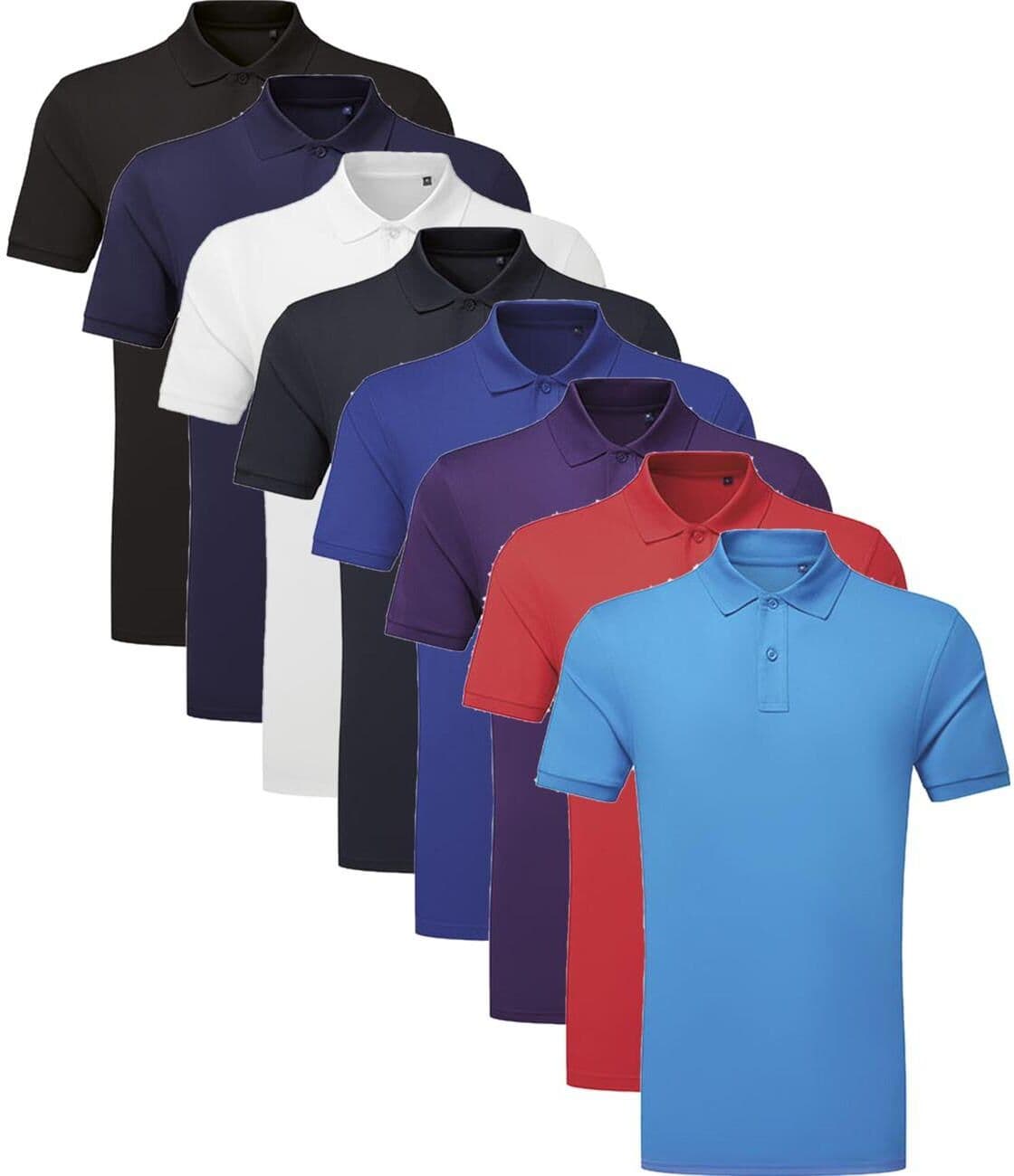 Asquith & Fox Aq001 Poloshirts Red M