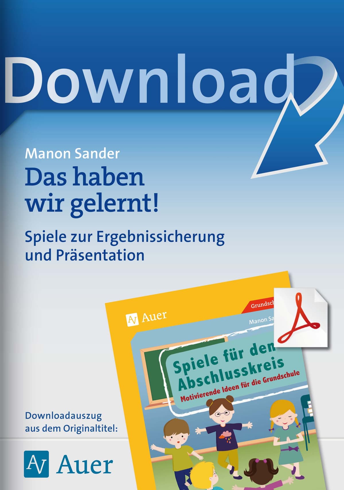 Auer Verlag Das haben wir gelernt!