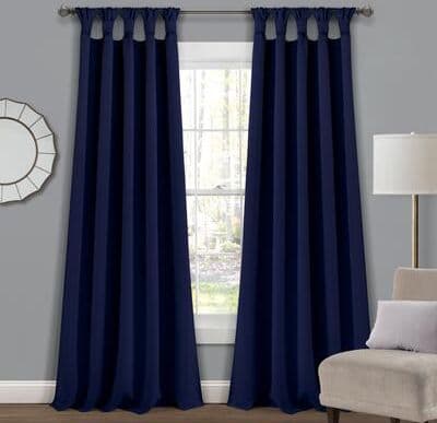 The Gray Barn Blazing Pitchforks Blackout Window Curtain Panel Pair