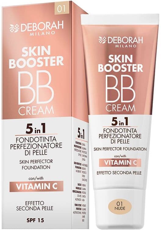 Deborah Skin Booster Bb Cream 5 In 1 Fondotinta Perfezionatore Di Pelle