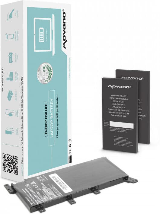 Movano Akku für Asus A555, F555, K555 / 7,6V (7,4V) 5000 mAh