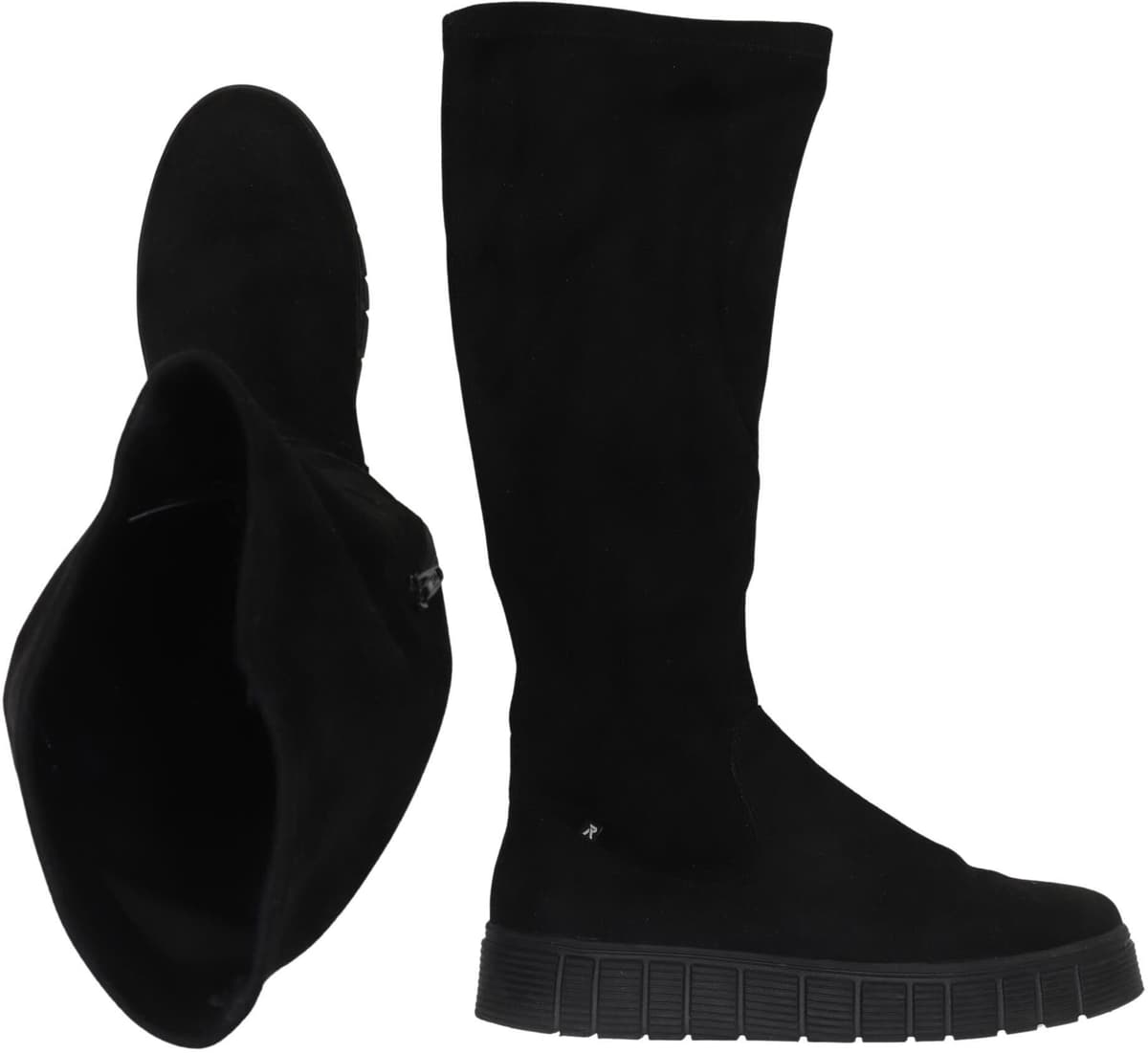 Rieker Damen Stiefel, Schwarz, Gr. EU 41, kein / Etikett - Second Hand