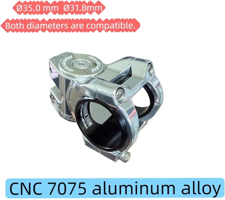 NONE Reverse ONE  D-2  Bike Stem CNC  31.8mm/35mm, High-Strength 7075 Aluminum Alloy, All-Mountain Bicycle Part