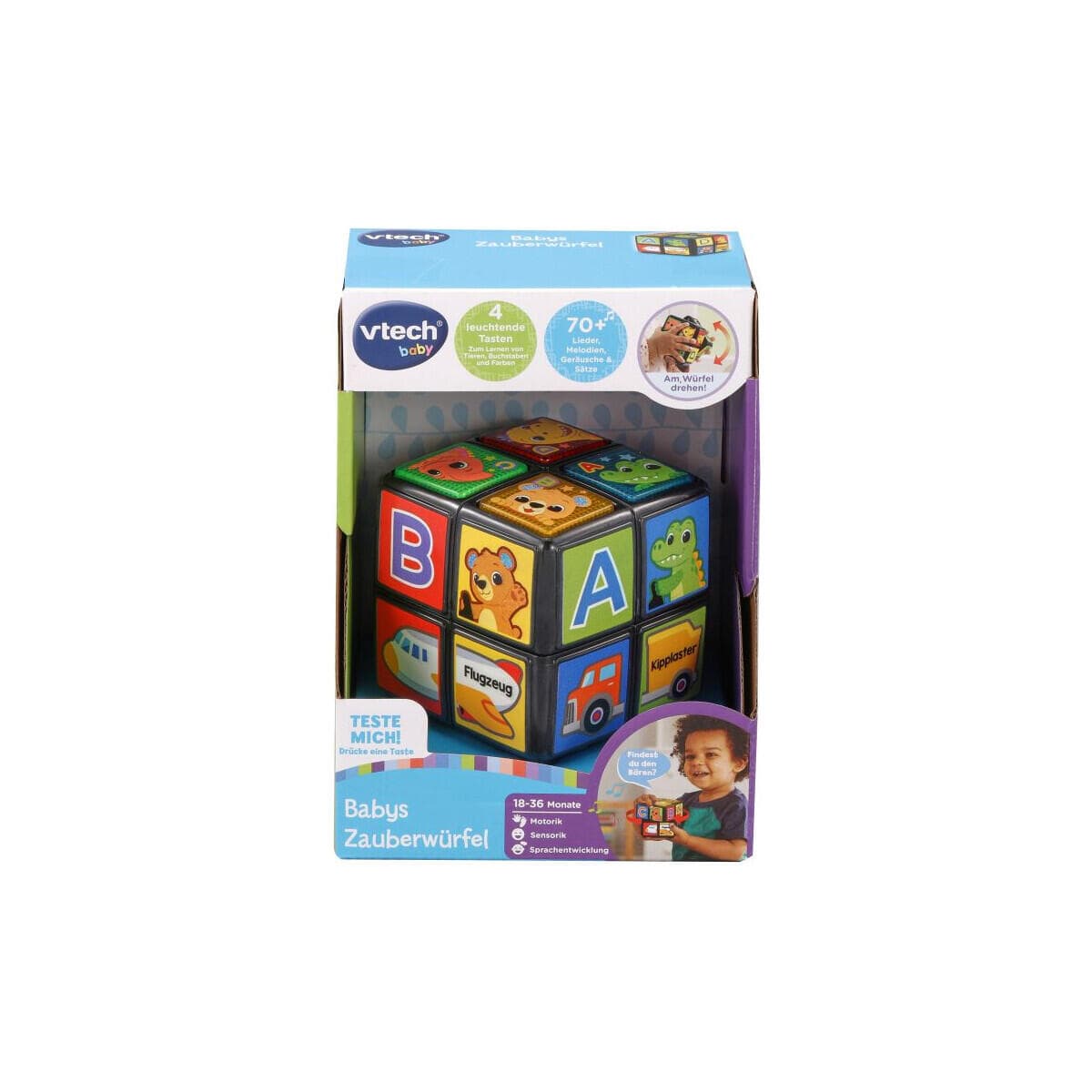 VTech-64622315, Babys Zauberwürfel