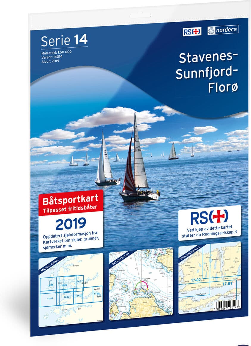Nordic Maps 14-Stavenes-Sunnfjord-Florø Båtsportkart