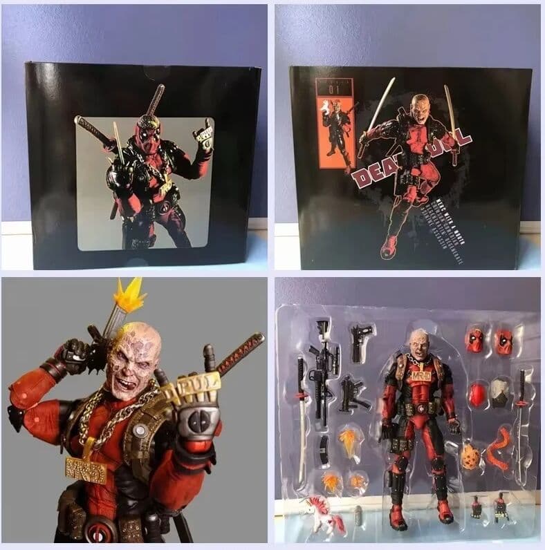 Bandai Deadpool Figure ML Legends The Avengers X-Men DP Action Figuras Anime GK Statue PVC Manga Figurine Model Toys Gift for Children