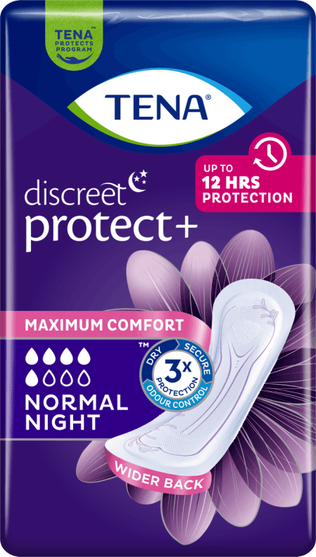 Tena Discreet Normal Night - 12 paquets de 20 protections