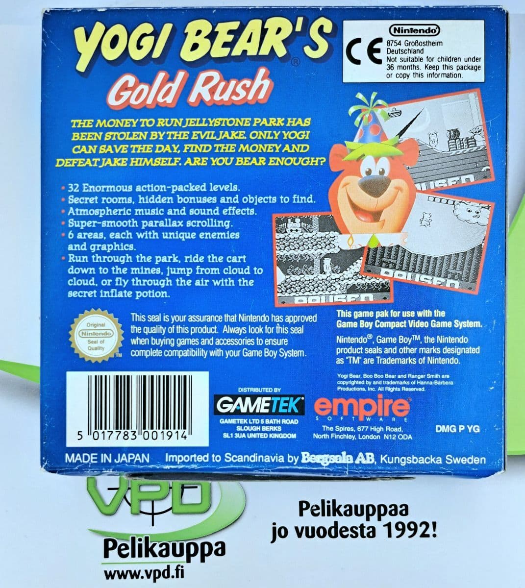 Yogi Bear's Gold Rush GB (Käytetty)