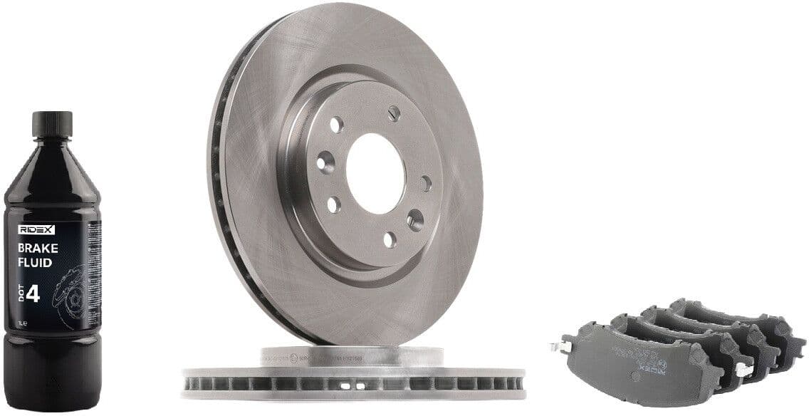 RIDEX 3405B3764 Brake discs and pads set