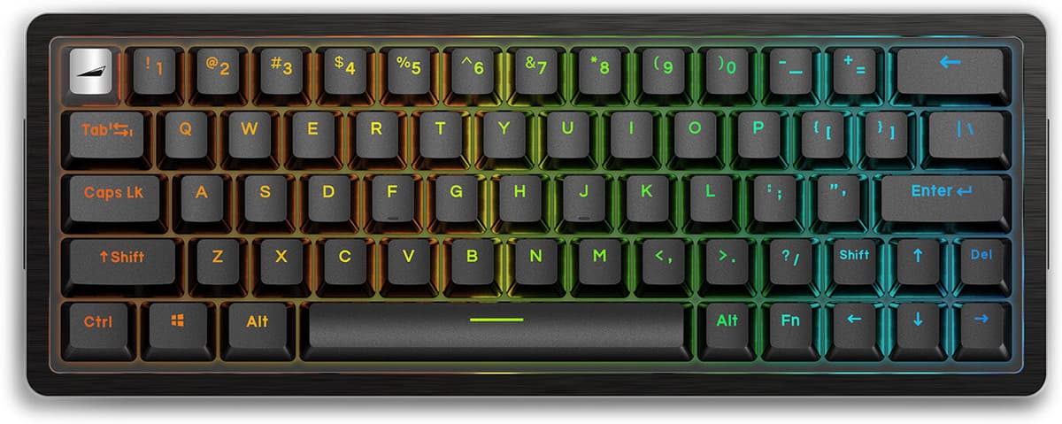 Mountain Everest 60 Compact Hotswap Rgb Tangentbord [Linear 45 Speed] - Ansi -