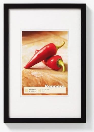 Walther Holzrahmen BP050B Peppers 40x50 schwarz