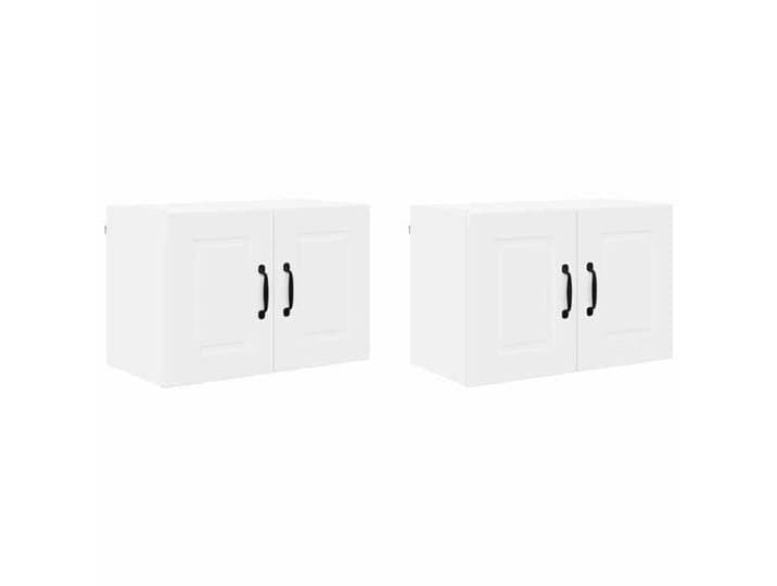 BEL-ACHAT* Meuble de stockage Moderne - Suspendu - Meuble mural de cuisine avec porte 2 pcs Blanc 60x31x40cm @Promo5890210