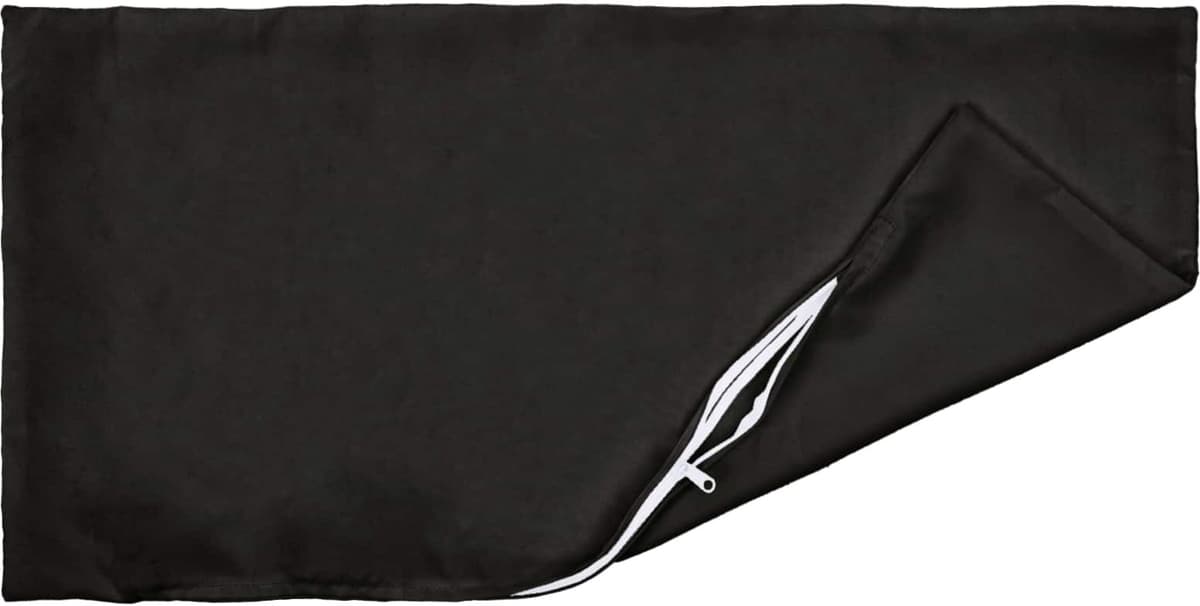 vidaXL Housse de coussin 2 pcs HEERLEN Noir 50 x 75 cm Polyester