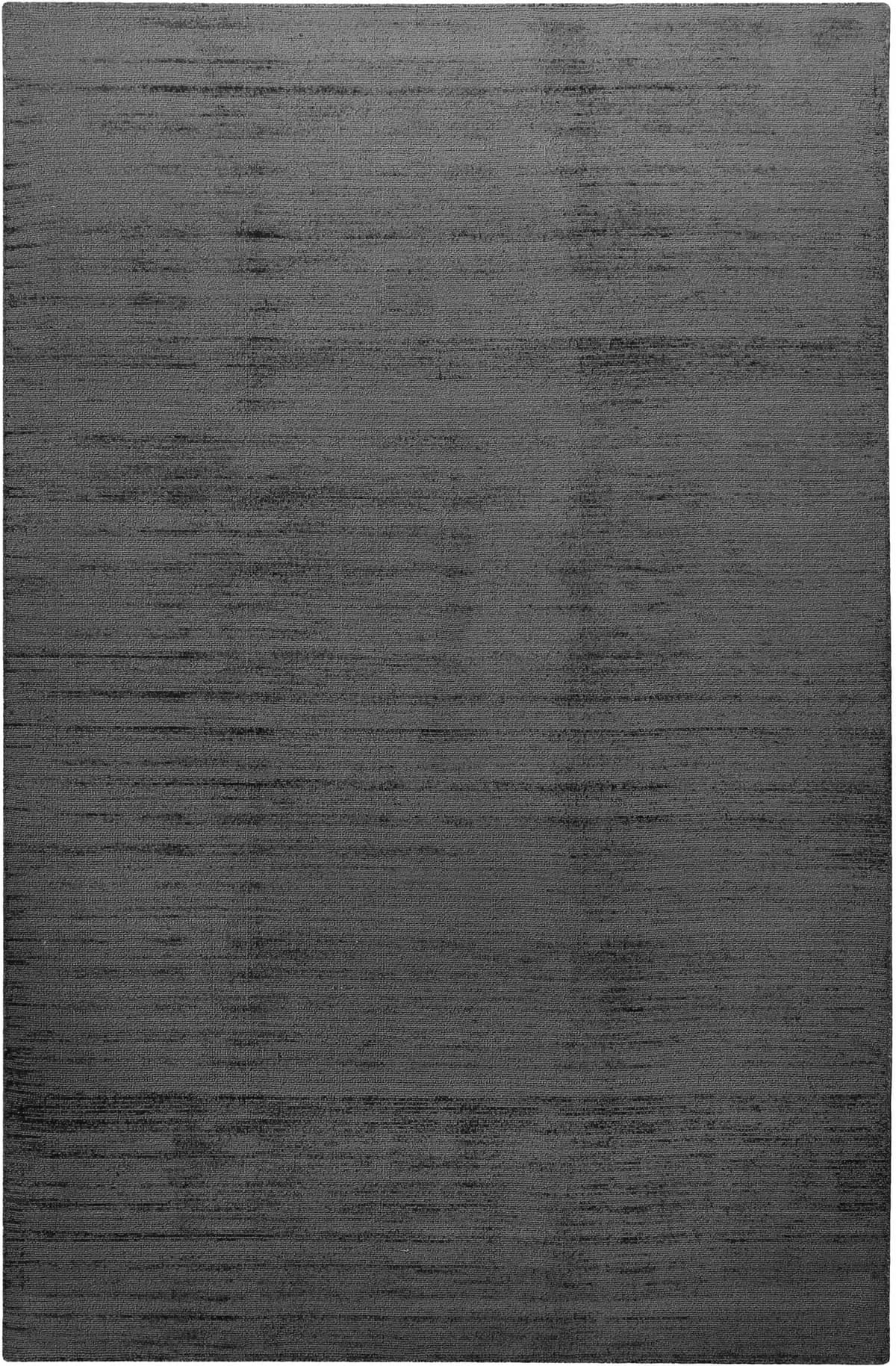 Teppich WECON HOME BASICS "Emma", grau, B:80cm H:8mm L:300cm, Polyester, Teppiche, Teppich, Kurzflorteppich, handgewebt, einfarbig, modern, Wohnzimmer grau B : 80cm 1 Stk., 8mm, L: 300cm