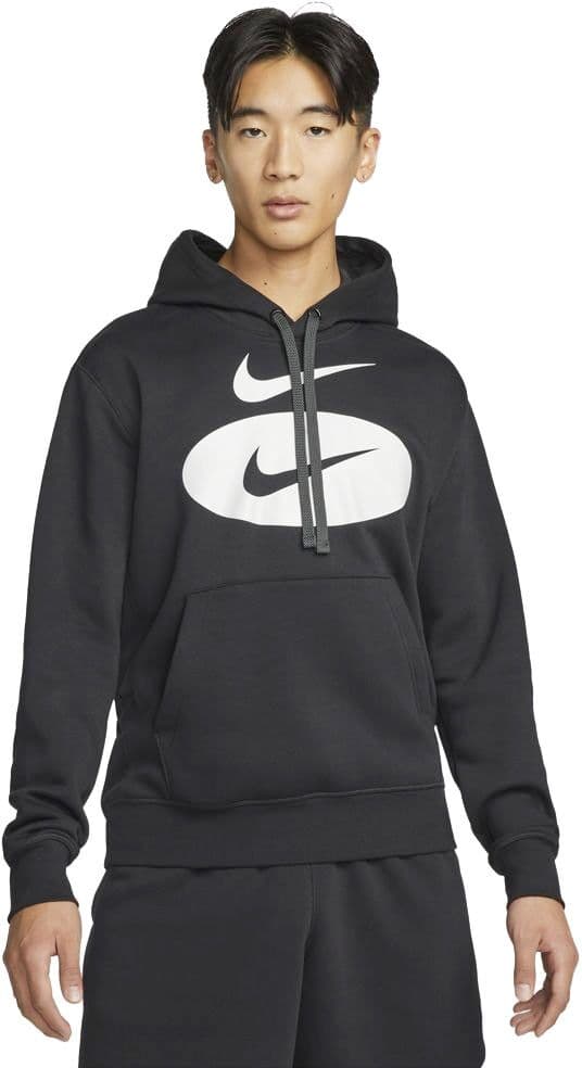 Nike Felpa Con Cappuccio Swoosh League Nero Uomo XL
