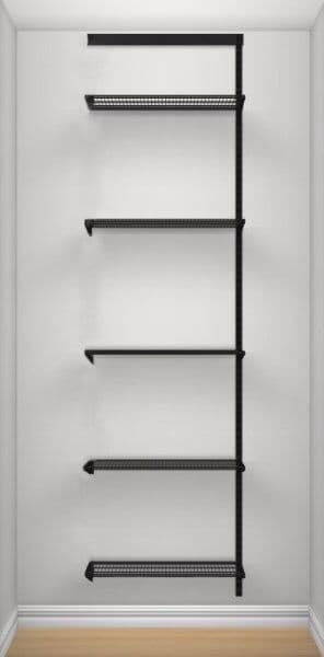 Elfa Classic Tilbyg, Trådhylde 40, 60x230cm,Grafit