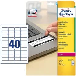 Avery, Etiketten, Etiketten