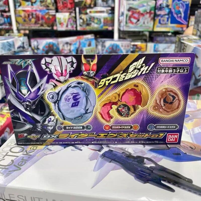 Genuine Bandai Dx Kamen Rider Transform Eggs Set 01 Kuuga Myth Collectible Action Figure Accessory For Anime Fans
