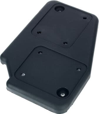Adam Hall 38085 R Castor Plate Right Black